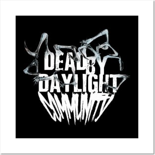 Dead By Daylight Community Logo - White Posters and Art